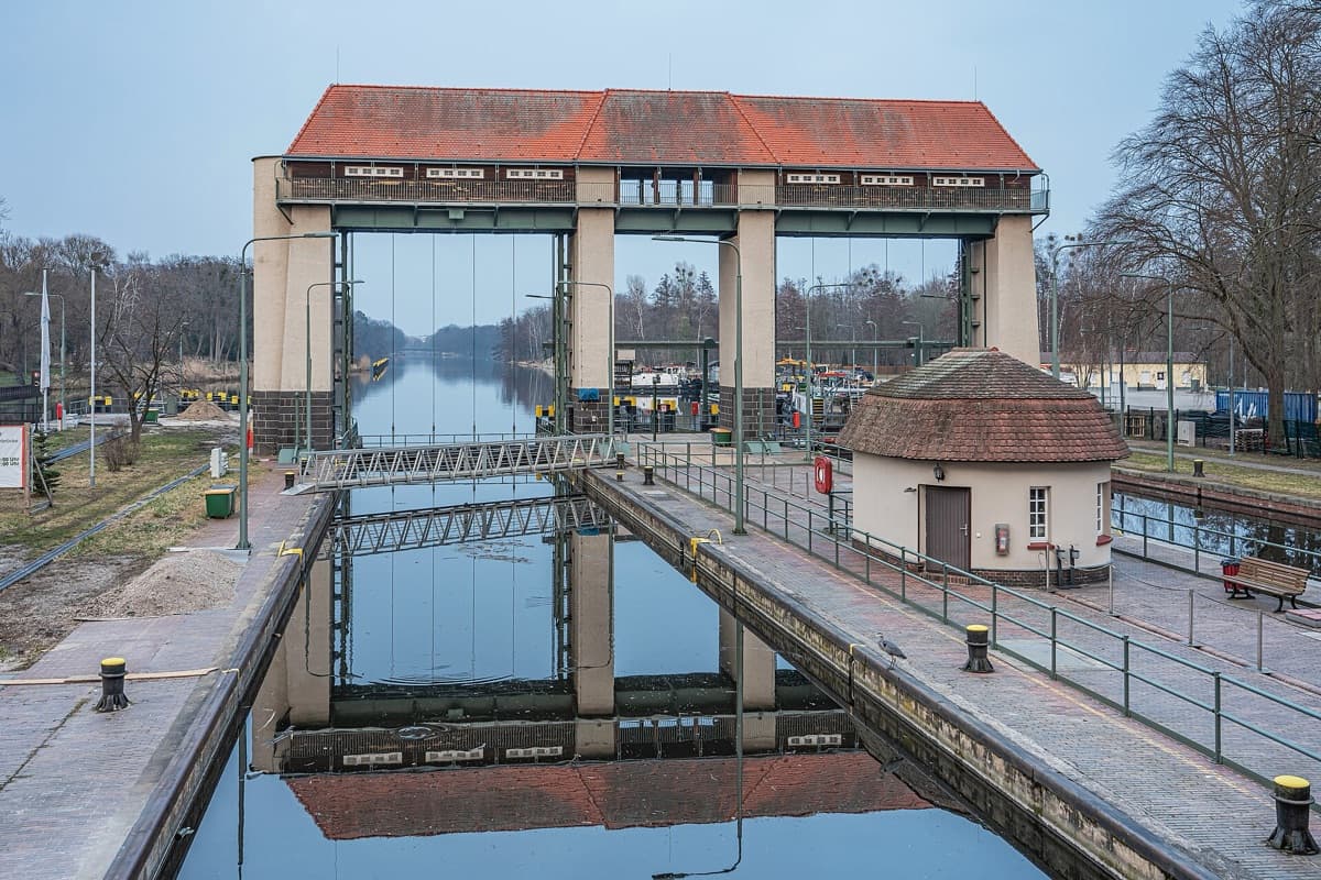 Die Schleuse Kleinmachnow
