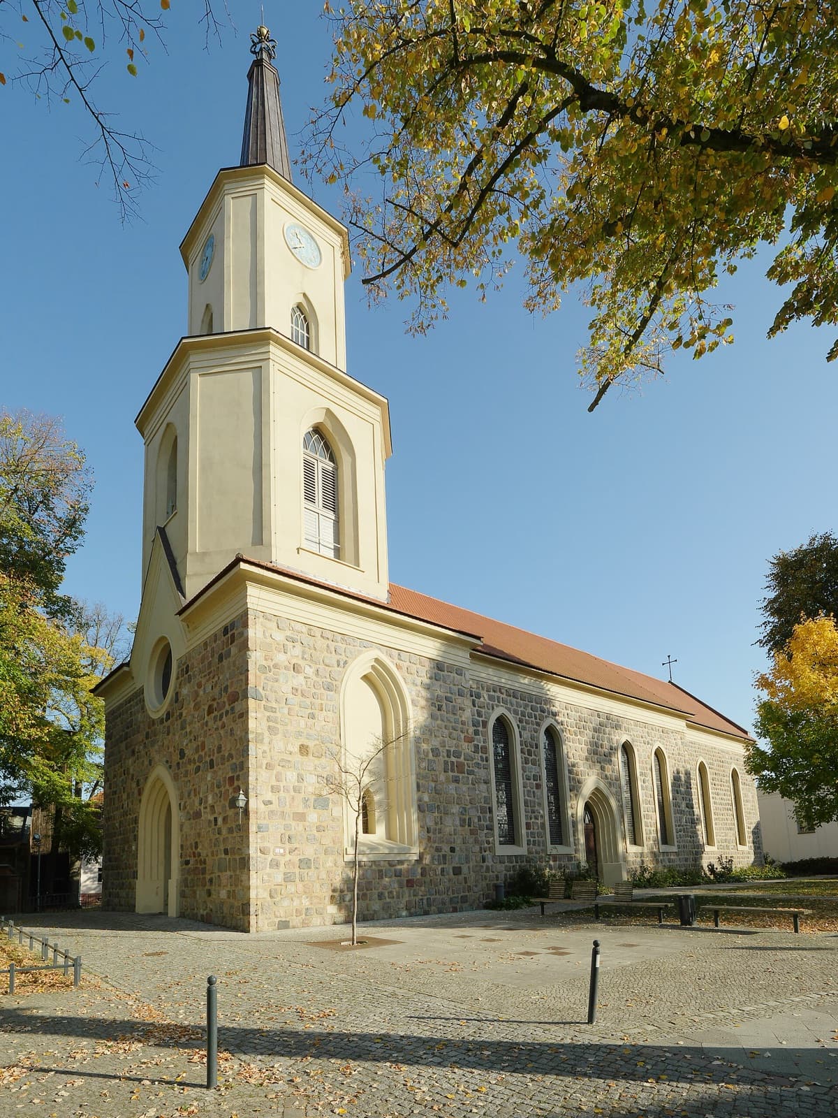 Die St.-Andreas-Kirche in Teltow